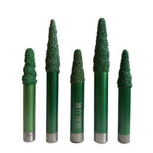 石材雕刻刀超硬花岗岩浮雕熔覆刀加厚粗砂耐磨数控雕刻机锥度刀具