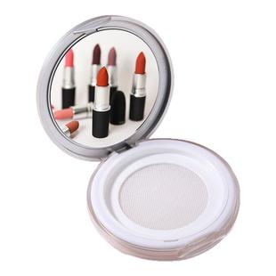 散粉分装盒便携空盒带粉扑镜子小号迷你超薄高级弹力网不漏粉饼盒