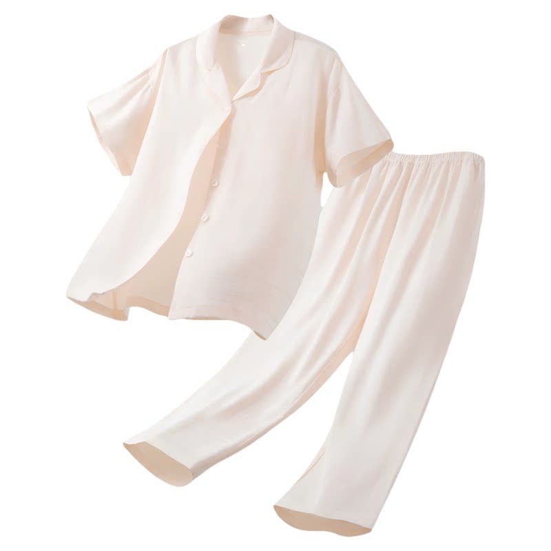 三枪春夏凉感密棉情侣家居服可外