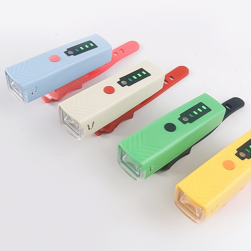 新款自行车灯USB自行车前灯高户外手电筒跨境亮夜配件骑