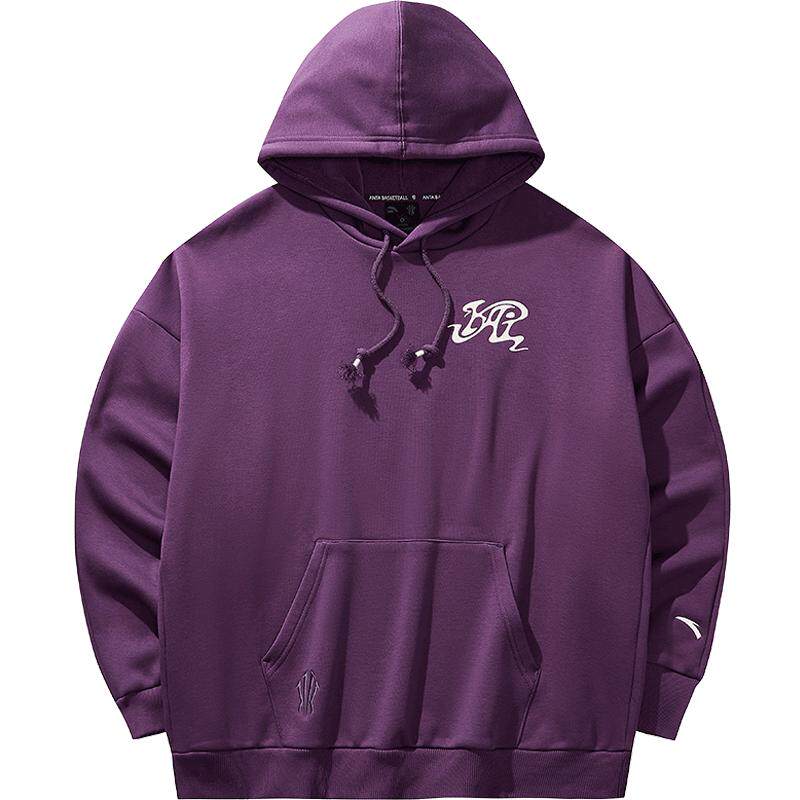 安踏凯里欧文加绒篮球卫衣连帽