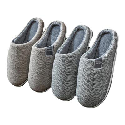 棉拖鞋男士秋冬季2025新款家居室内防滑保暖厚底加绒拖鞋女款冬天