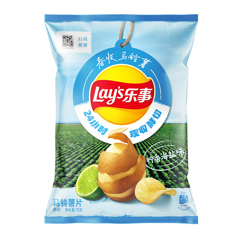 乐事无限薯片烤肉味90g