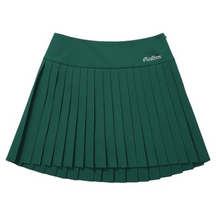 韩国MALBON高尔夫球服裙子25春季女士纯色百褶裙运动半身A字短裙