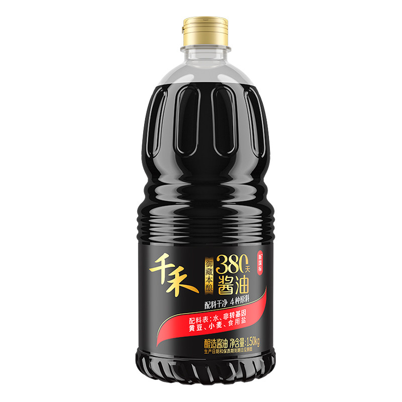 千禾生抽酱油0添加御藏本酿380天