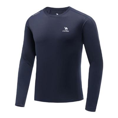 骆驼运动长袖T恤男士2025夏季户外防晒速干上衣跑步健身瑜伽服女