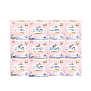 +7卫生巾300mm云感超吸透气无惧侧漏后漏熟加厚睡夜用姨妈巾96片