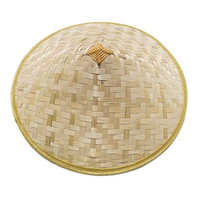 斗笠帽舞台表演草帽竹编复古大檐