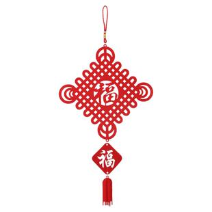 26新年春节装饰中国结挂件店面高档挂饰双喜福字吊顶挂饰场景布置