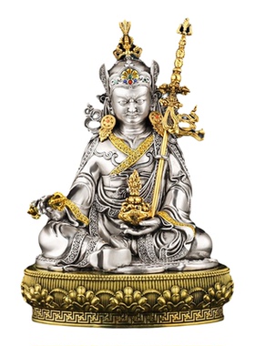 5寸精工纯黄铜藏传佛像摆件