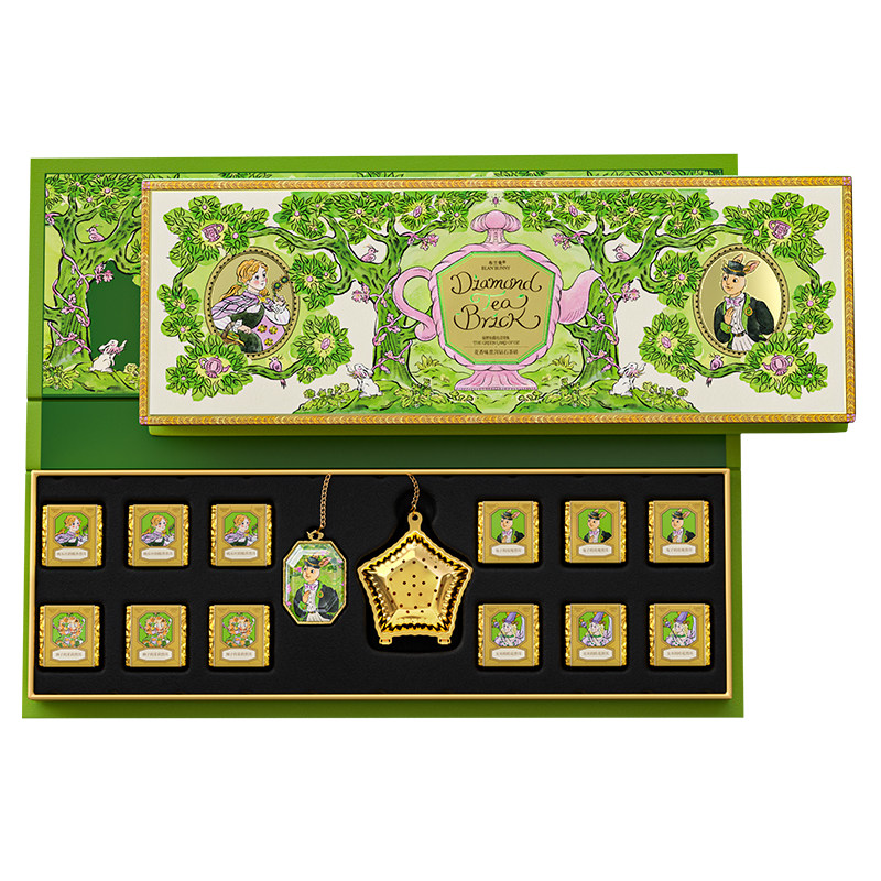 布兰兔绿野仙踪花香普洱茶砖