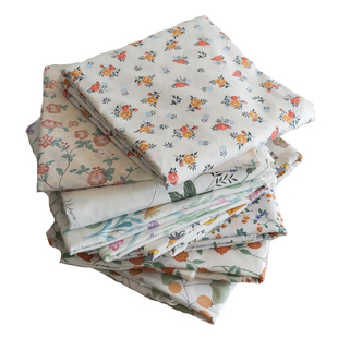 木悠小清新田园ins碎花床单单件床笠纯棉女生学生宿舍单人被单