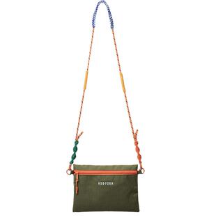 2025新款简约斜挎信封包户外轻便收纳包男女潮包撞色彩绳手机包