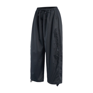 NIKE耐克女裤秋季新款纯色抽绳宽松透气运动休闲长裤 IM8410-010