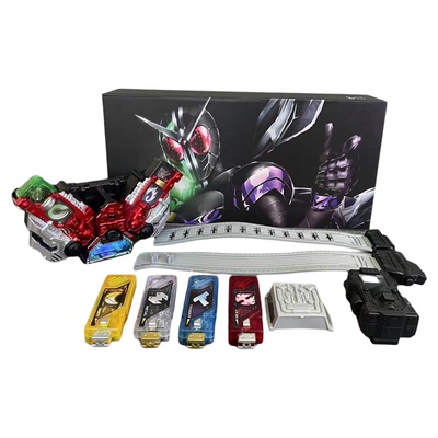 假面骑仕全新双骑迷失W系列驱动器变身腰带CSM小恐龙王牌记忆体