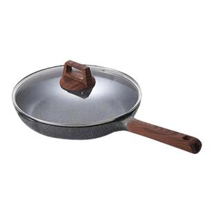 太平盛世麦饭石平底锅不粘锅家用煎锅煎饼锅无油烟电磁灶燃气灶