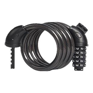 自行车锁防盗钢缆五位数密码锁山地车摩托车防盗防撬便携式超耐用