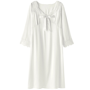 乐姿梦睡裙睡衣女春秋季冰丝薄款性感2025年新款丝绸网红连衣裙