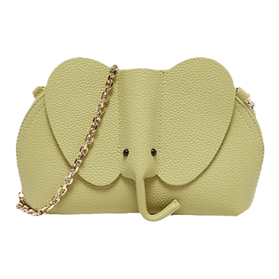 百思图迷你大象贝壳斜挎包