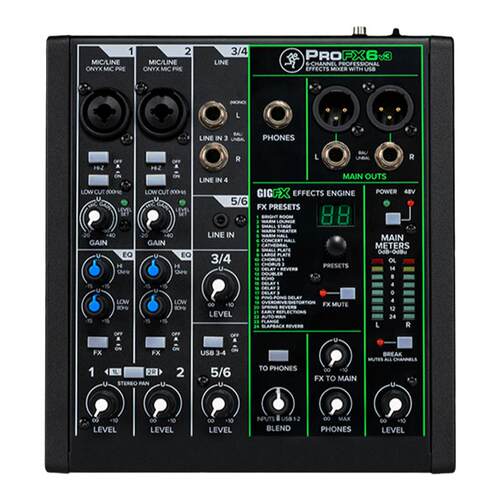 RunningMan美奇ProFX6v3调音台手机电脑录音直播蓝牙专业声卡音响