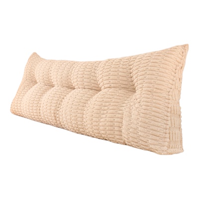 极简床头靠垫米白榻榻米软包靠背卧室双人床上玩手机靠枕护腰防撞