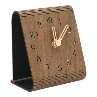 简约台式座钟办公桌面摆件台钟卧室静音钟表家用时钟客厅卧室装饰