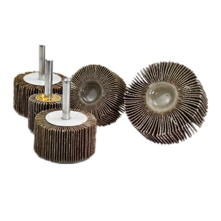 带柄叶轮百叶磨头砂纸千叶轮除锈砂布轮圆柱形锥形砂轮抛光打磨头