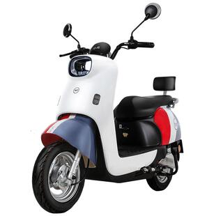 小鸟爱迪生67电瓶车60V时尚复古男女代步通勤两轮电动轻便摩托车