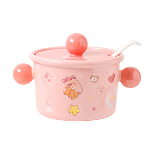 川岛屋&lulu猪联名 猪油罐陶瓷耐高温食品级家用辣椒油储油荤油罐