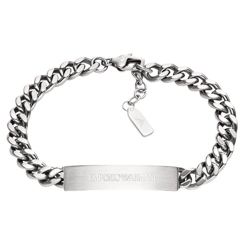 阿玛尼男士手链 欧美时尚嘻哈痞帅个性古巴潮牌手链送男友礼物