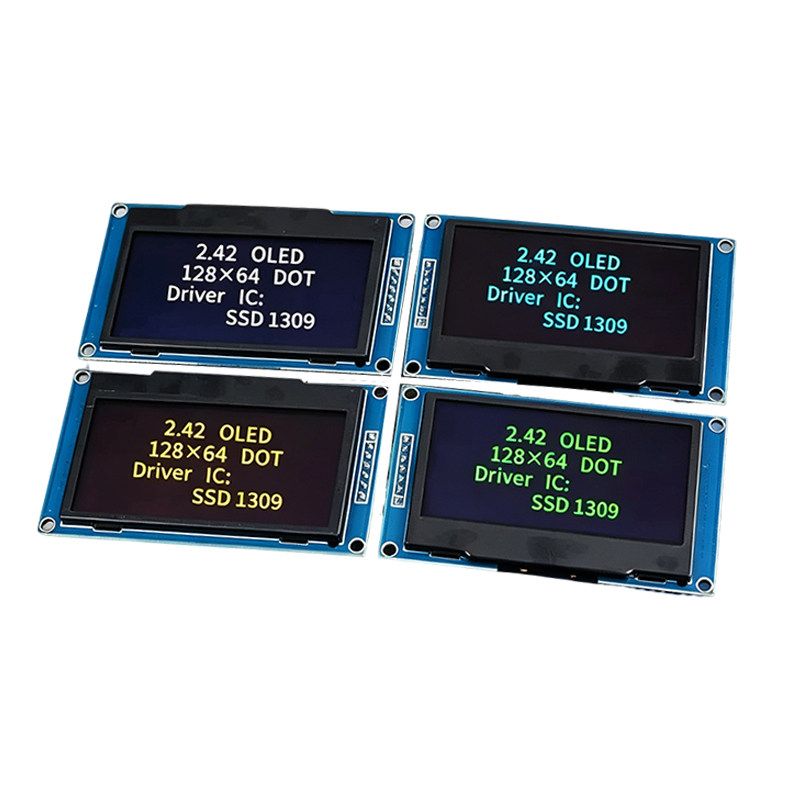 2.42寸OLED显示液晶屏模块分辨率128*64 SPI/IIC接口SSD1309驱动