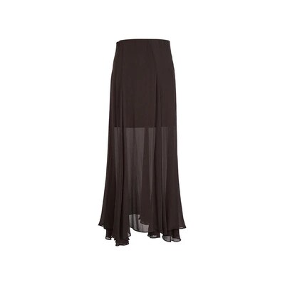 艾诺丝2026春季不规则长款半身裙