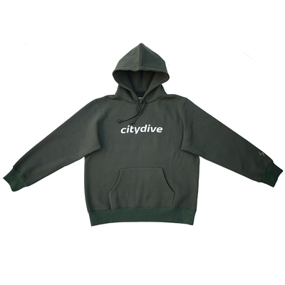 加厚抓绒重磅连帽卫衣CITYDIVE