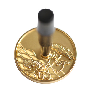 香道圆形灰押压莲花雕刻拓香模香灰压整灰理灰压灰方形砂金砂银