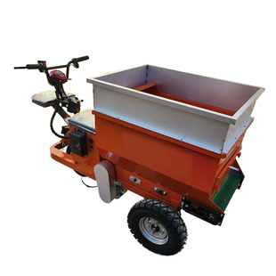 新款电动大棚葡萄架撒粪车农用果园蔬菜装载车多功能电三轮运输车