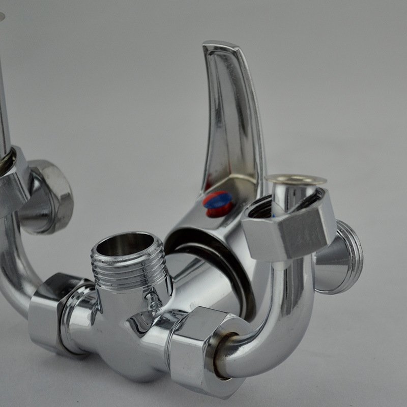 高展水龙头直销 铜淋浴混水阀 明装电热水器开关阀 电热U型阀