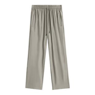 班尼路S&K系列卡其色休闲裤子男款夏季男生冰丝凉感速干运动卫裤A