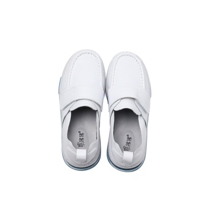 医院专用护士鞋女冬加厚软底不累脚防滑气垫宽头魔术贴医护工作鞋