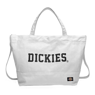 Dickies帝客斜挎包简约单肩包休闲手提包情侣帆布学生男女潮白色