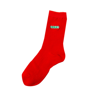 龙年本命年红袜子中筒棉袜子新款打麻将赢钱可爱礼盒男女同款喜乐