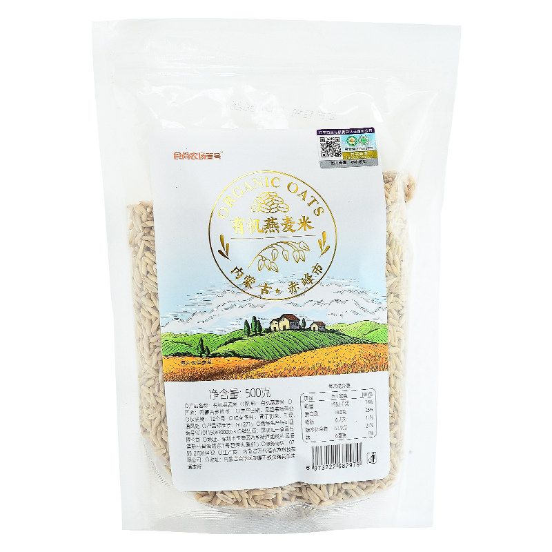 食尚农场壹号有机燕麦米500g