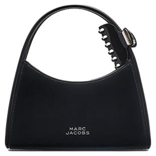 【新年特惠】MARC JACOBS/莫杰 GLAM 迷你牛皮纯色可拆发夹斜挎包