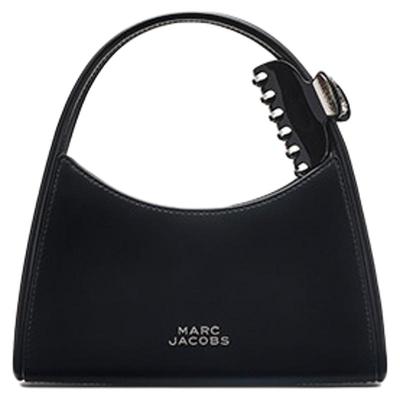 【季末折扣】MARC JACOBS/莫杰 GLAM 迷你牛皮纯色可拆发夹斜挎包