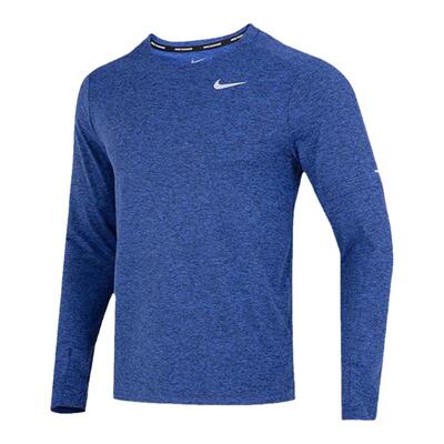 Nike耐克春长袖针织衫男子上衣圆领运动跑步T恤DD4755-451