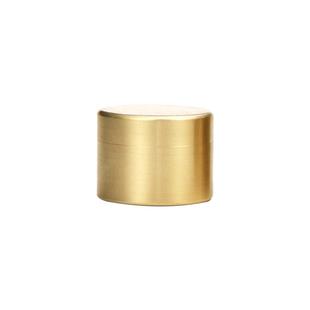 精美黄铜茶叶罐密封遮光急救药收纳瓶一体车削无焊接金属防水药盒