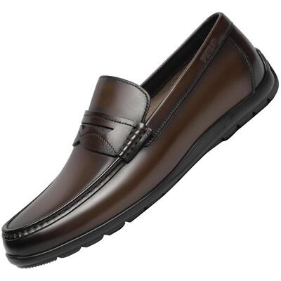 【小牛皮】VOLO犀牛一脚蹬豆豆鞋