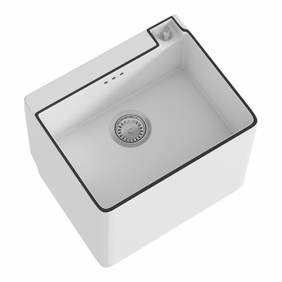 陶爵士北欧家用陶瓷卫生间拖把池