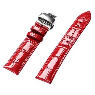 真皮女款红色代用天梭罗西尼飞亚达卡西欧古尊平接口表带
