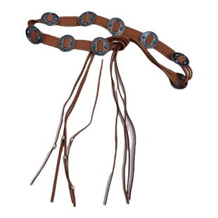 复古民族风蜡绳腰链配饰女编织流苏腰带装饰连衣裙皮带波西米亚风