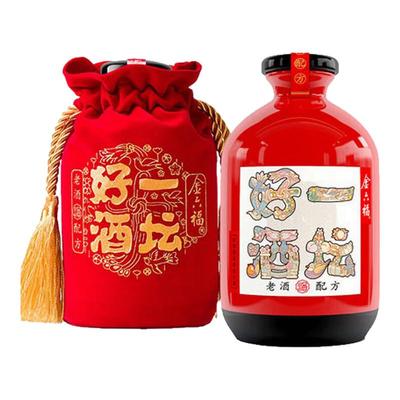 金六福一坛好酒喜坛兼香型白酒